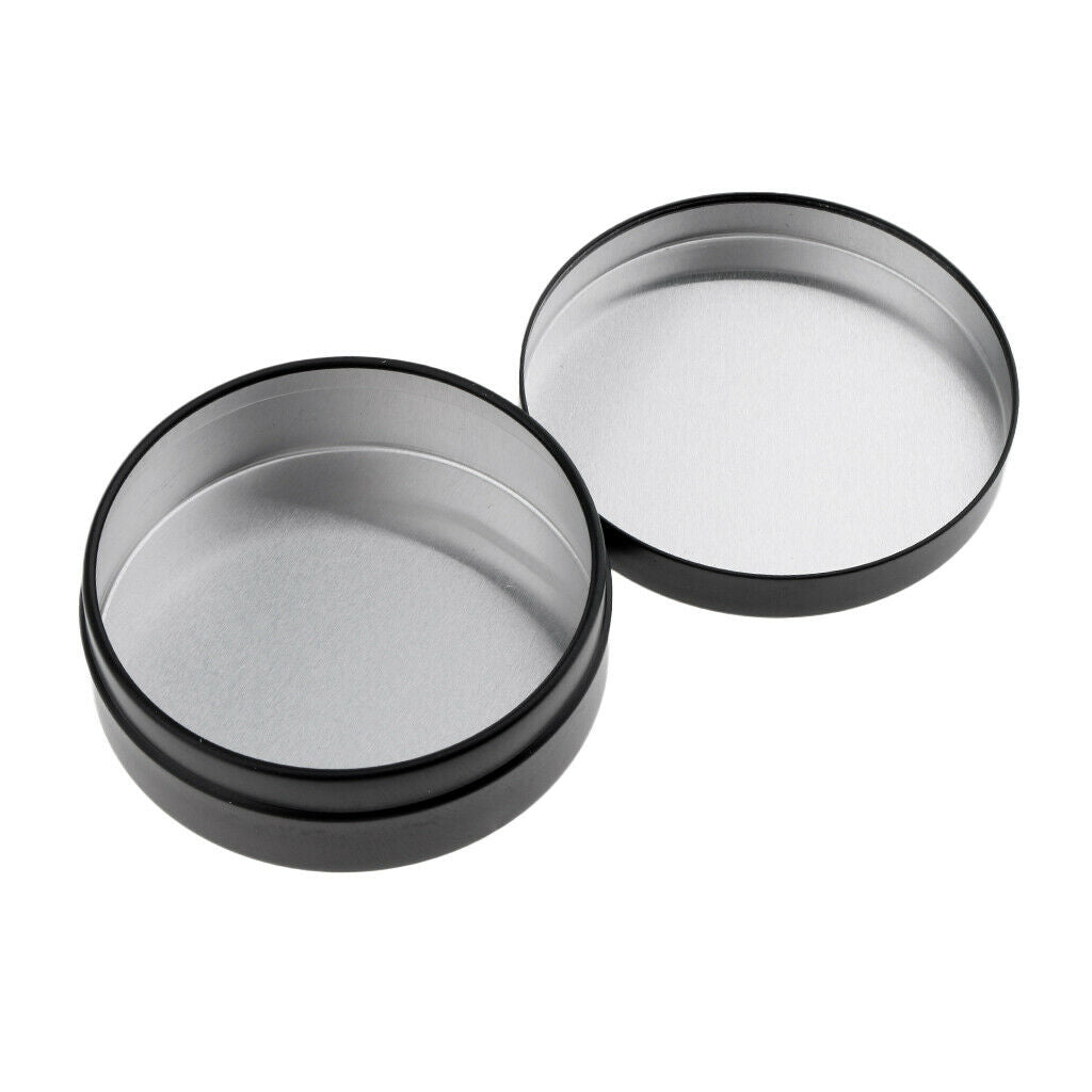 6pcs Large 100ml Aluminum Tin Cans Round Metal Lip Balm Tins Containers Lids