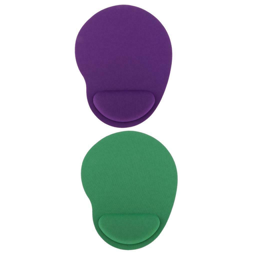 2Pieces Mouse Pad, Ergonomic Mouse Pad with Wrist Rest Support, Gaming Mouse Pad