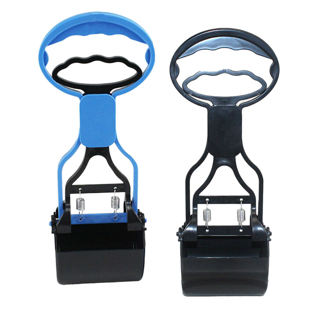 2-pack Plastic Dog Poop Remover Pet Waste Spring Remover for Dogs Below 5kg