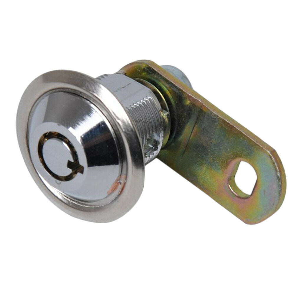 Tubular Cam Lock W/ 1-1/8" Cylinder 2 Keys Alike Pull Drawer Cabinet Toolbox