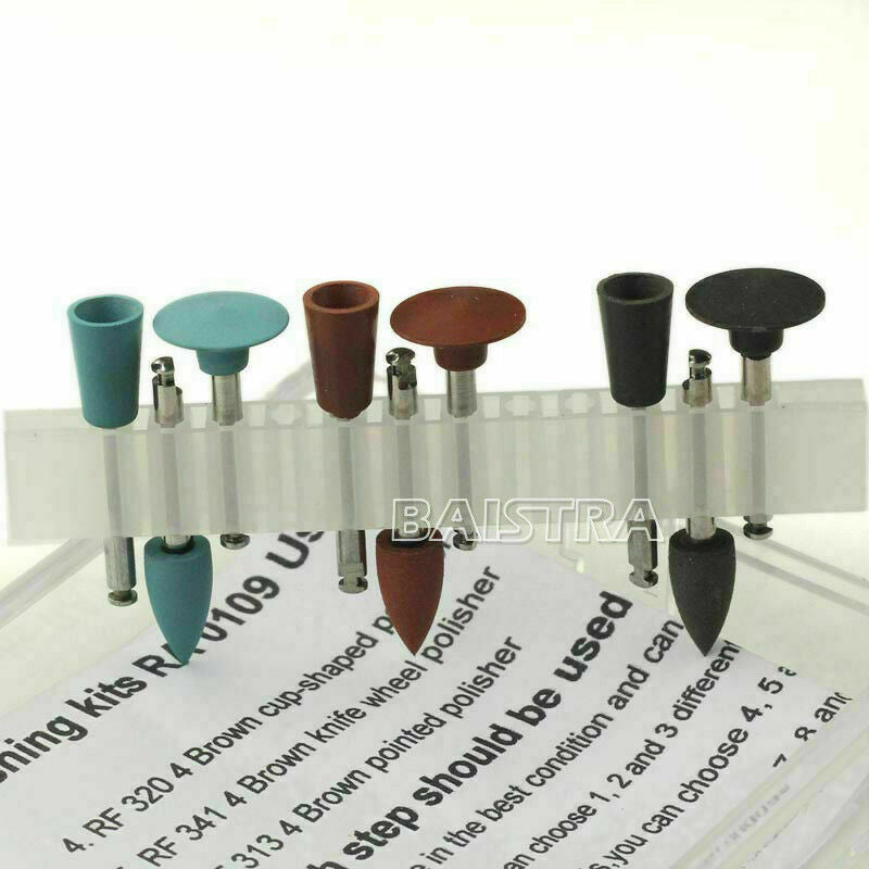 5 X Dental Diamond Polisher Bur Drill RA0109 For Low-Speed Handpiece SG1201