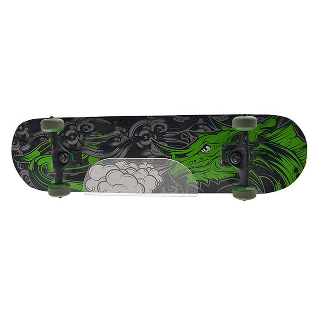 Clear Longboard Skateboard Wall Hanging Rack V-shaped Display Stand Storage