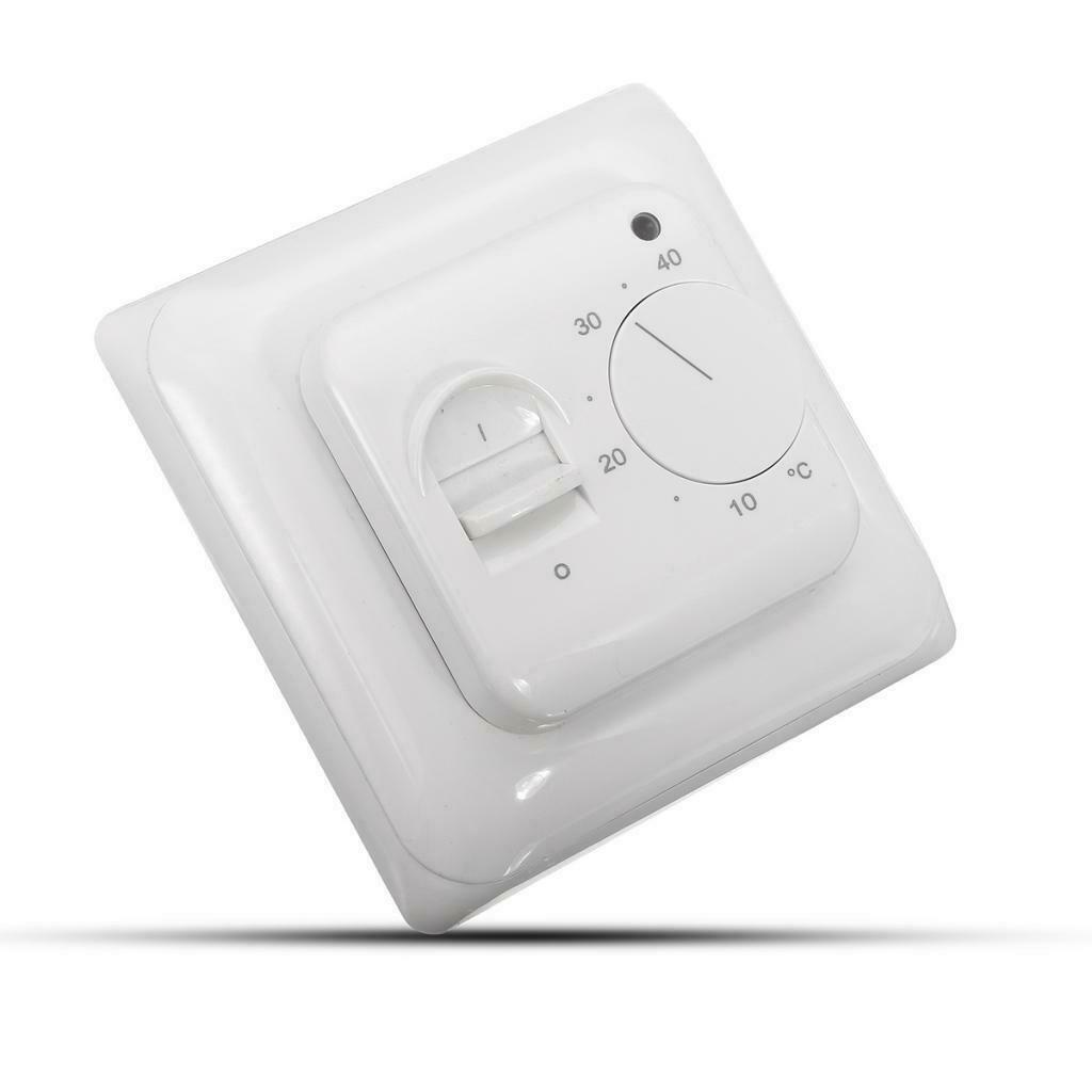 Manual Room Thermostat. Floor Heating Thermostat With Floor Sensor