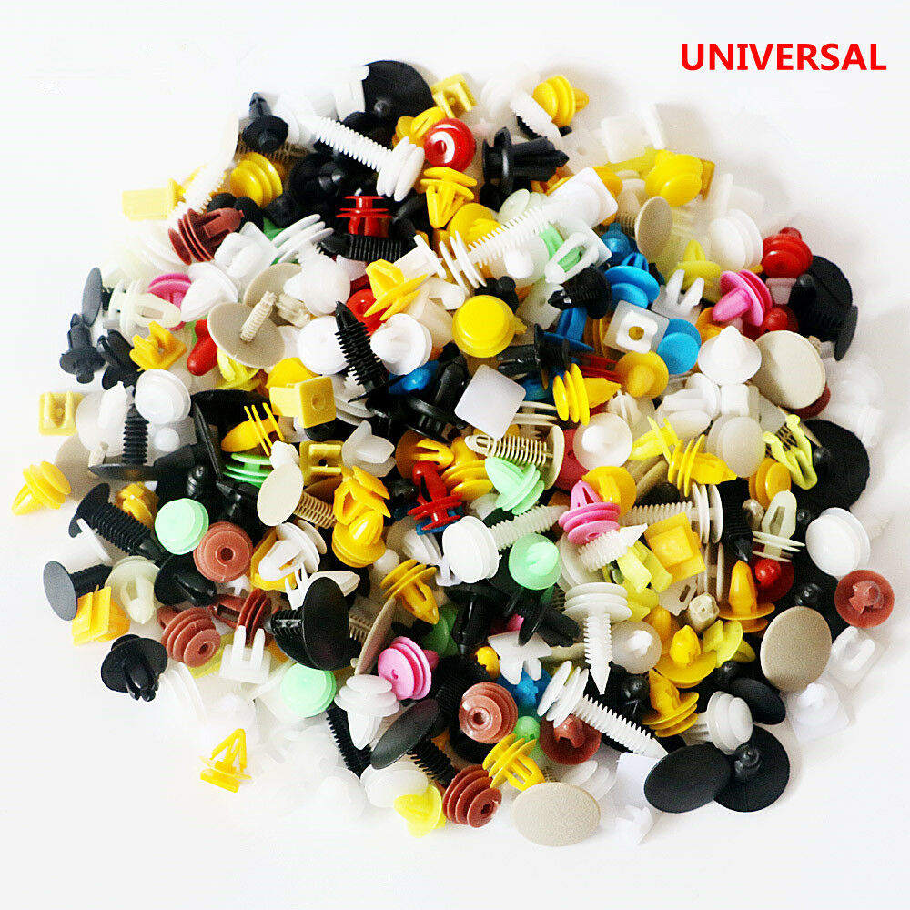 400X Mixed Fasteners Clips Rivets Auto Car Truck Bumper Door Panel Fender Liner