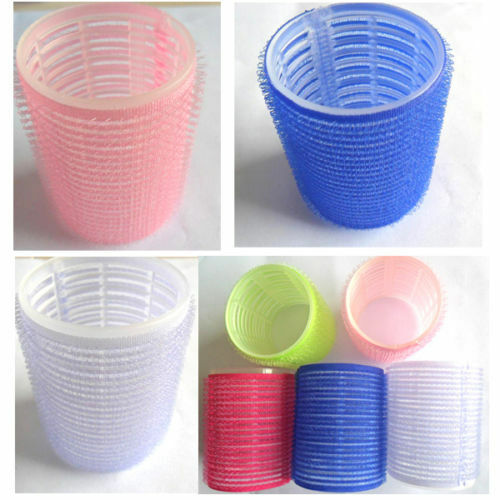 New 6pcs Large Hair Salon Rollers Curlers Tools Hairdressing tool Soft DI.l8
