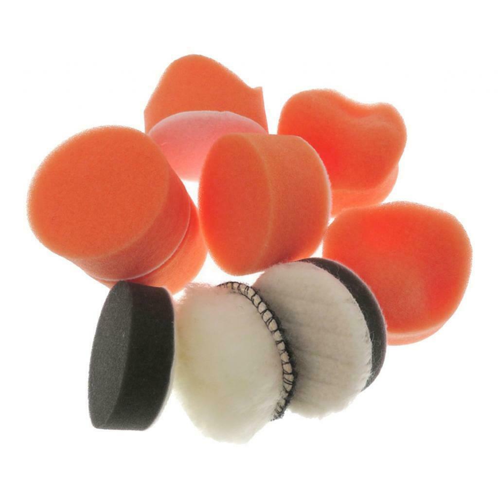 9pcs/set 2 " Washing Polishing Sponge Buffing Pads Replacements For Cars
