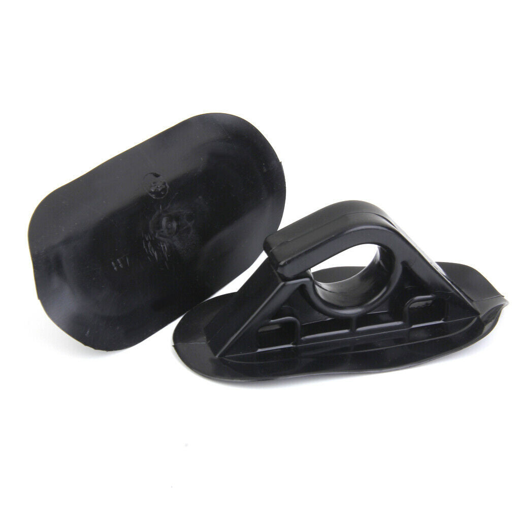 2Pcs Black Nylon Oar Paddle Holder Hook Buckles for Boat Kayak Dinghy Canoe