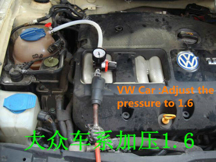 Universal Radiator Leak Pressure Tester Water Tank Detector Checker Tool Car SUV