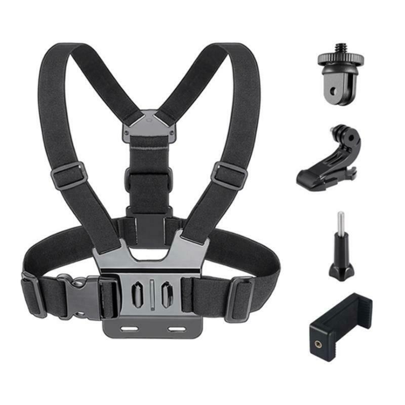 Action Camera 5-In-1 Accessory Kit Compatible with Hero 9 8 7 6 5 4 3 - Black
