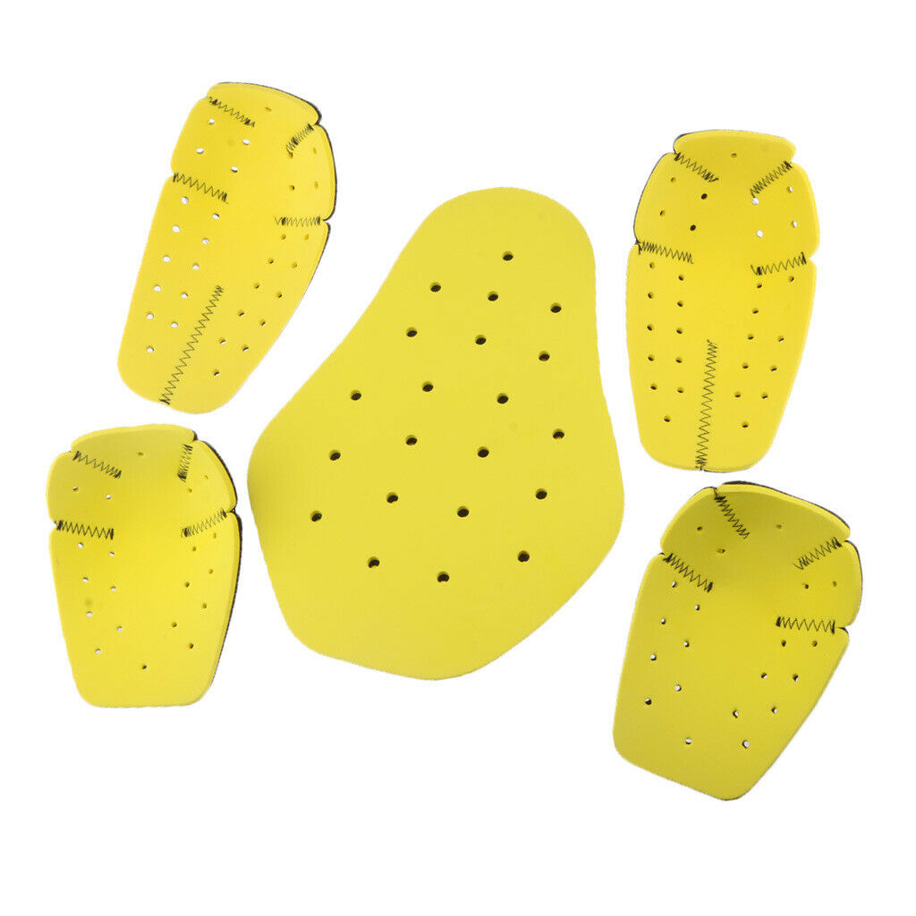 5Pcs/set   Elbow/Back/Shoulder Protector Insert Pad Racing Skiing