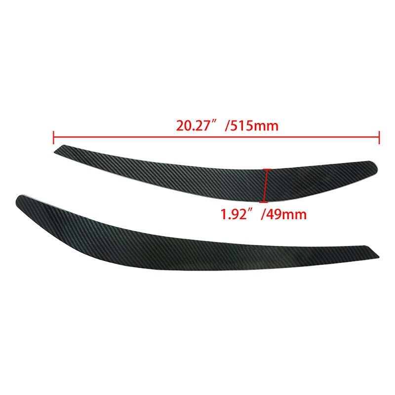 Carbon Fiber Headlight Eyelid Cover Eyebrows For Holden R8 SS SSV SV6 S Evoke