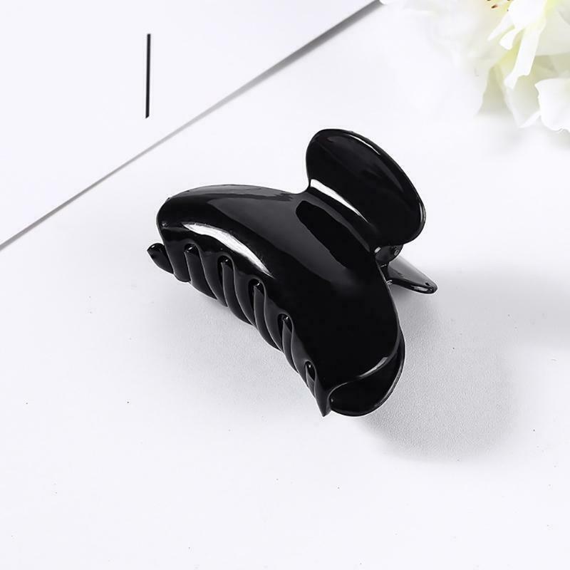 3pcs Hair Claw Clips Set Hair Clamps Simple Non Slip Hairpin Plastic Jaw Clips