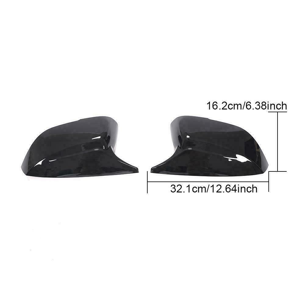 M3 Glossy Black Side Mirror Cover Replace For INFINITI Q50 S Q60 Q70 QX30 14-21