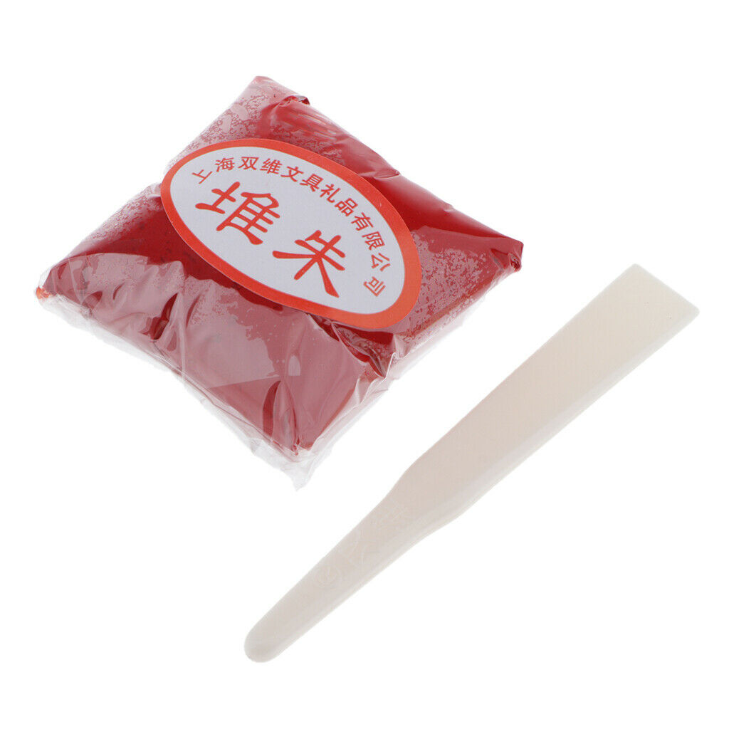 2X 30g Red Ink Paste for Stamp Seal Ink Pad Calligraphy Painting Tool