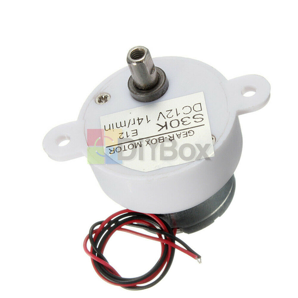 DC 12V 14RPM 2 Wires High Torque Electric Geared Box S30K Reduction Motor