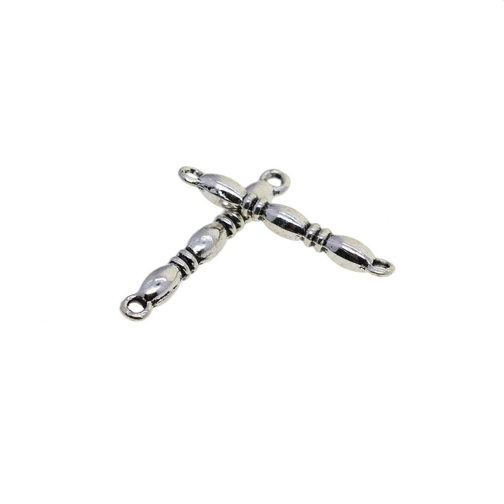 100pcs Alloy Straight Bar Connectors Jewelry Findings Charms Accessories