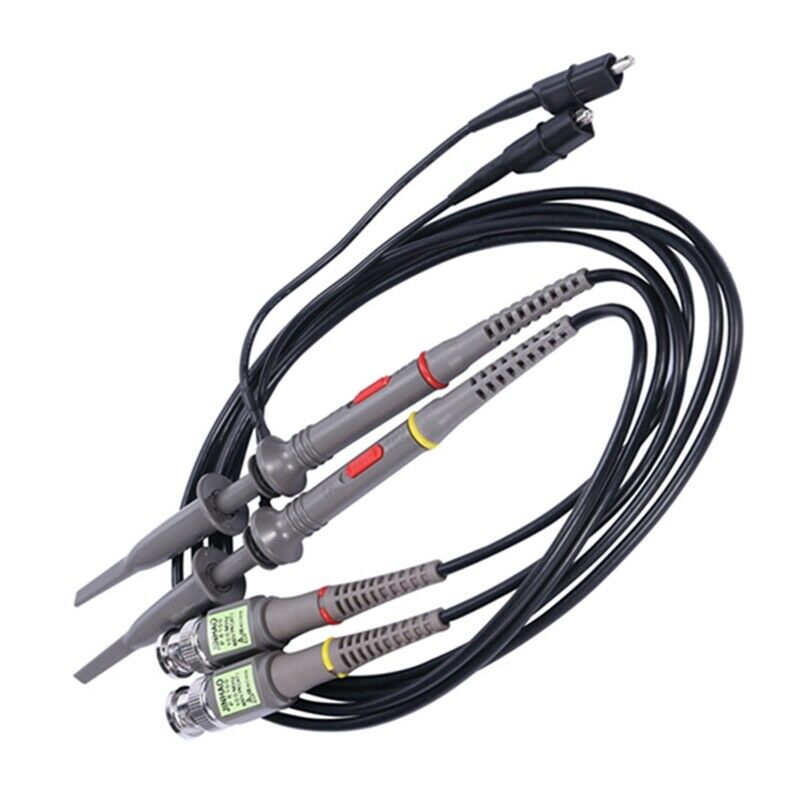 2 Pack P6100 100 MHz Oscilloscope Probe 10:1 and 1:1 Switchable for Rigol AtteI9