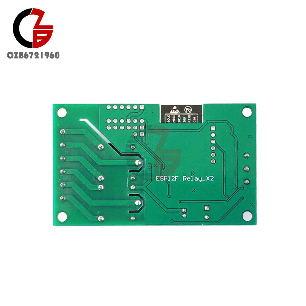 ESP8266 ESP-12F Dual Channel Wifi Relay Input Development Doard 5V Power Supply