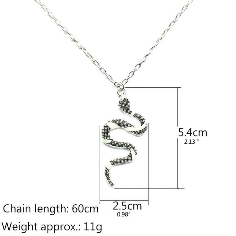 Fashion Necklace Luminous Serpent Pendant for Girls Ladies Birthday Party Gifts