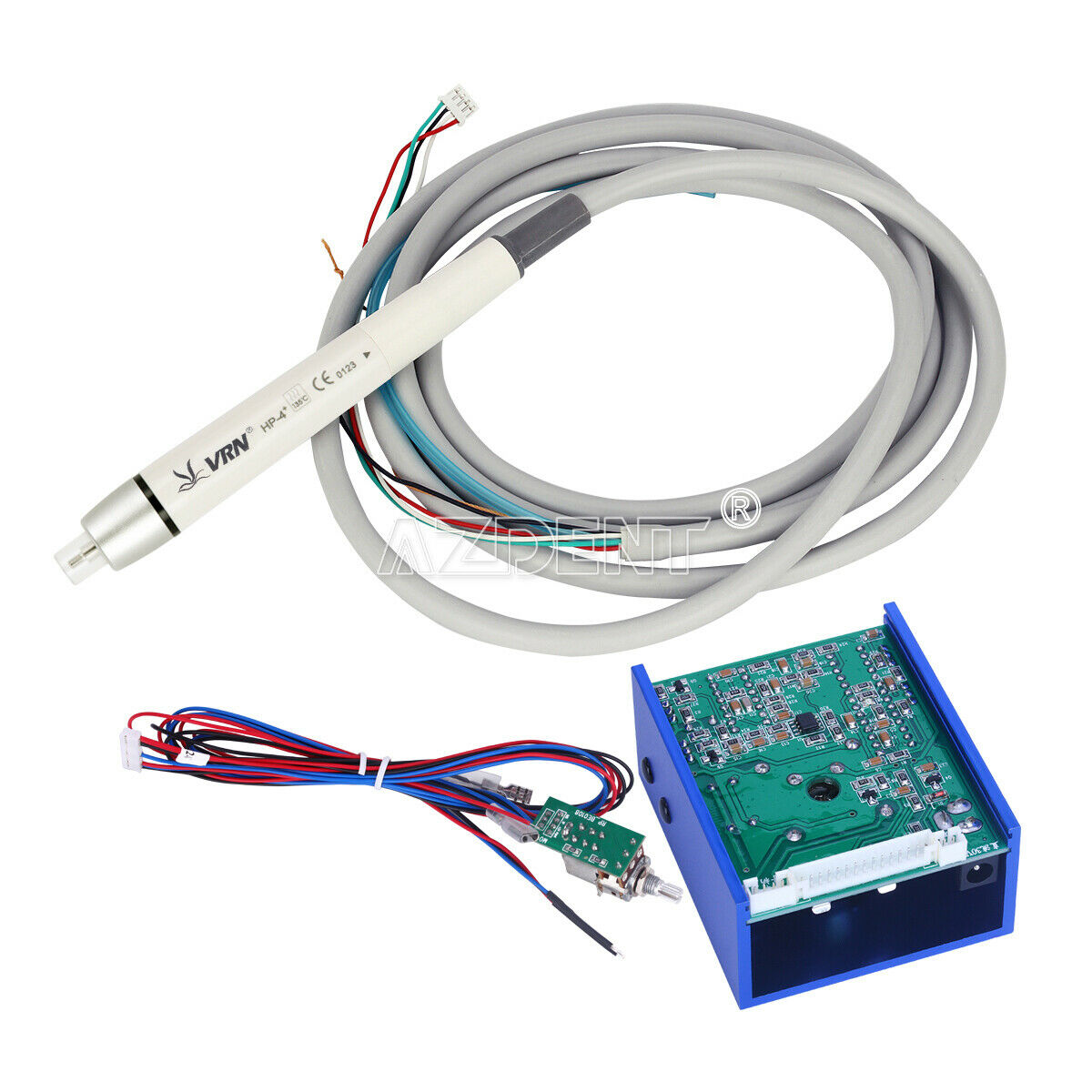 Built-In Ultrasonic Scaler w/Fiber Optic LED Handpiece Fit Dental EMS WOODPECKER
