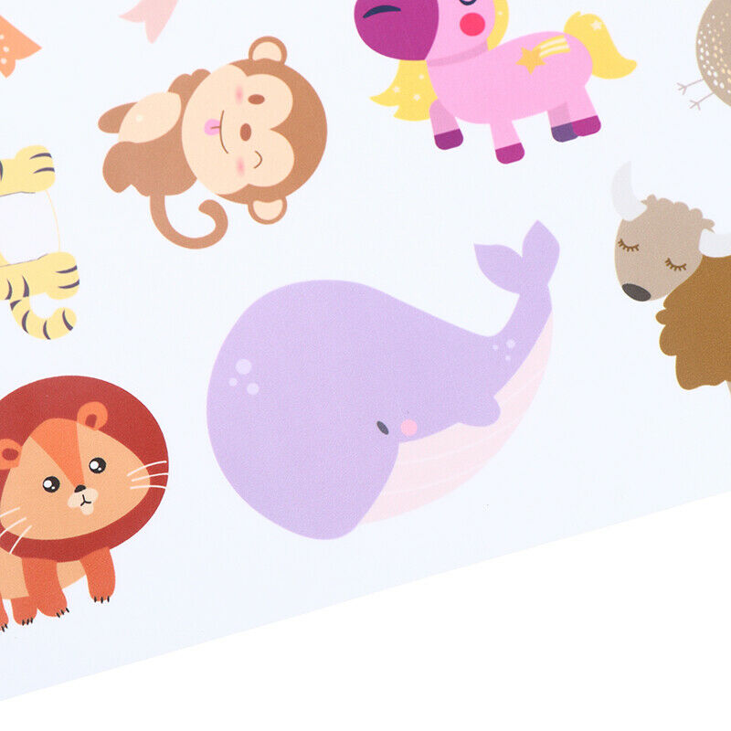 cartoon Jungle wild 26 letters alphabet animals wall stickers kids wall d.l8