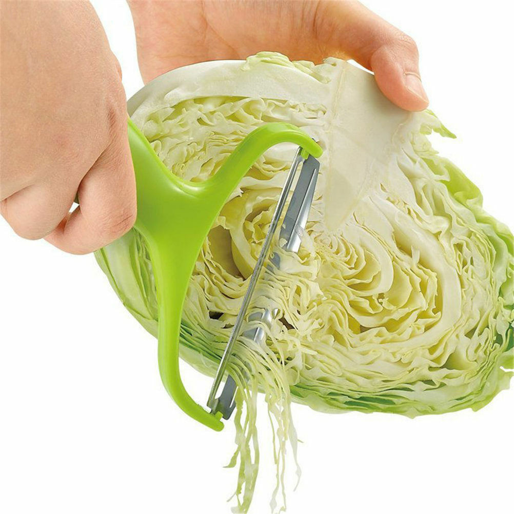 Vegetable  Fruit Peeler Cabbage Grater Cutter Slicer Stainless Steel Blade 3CBD
