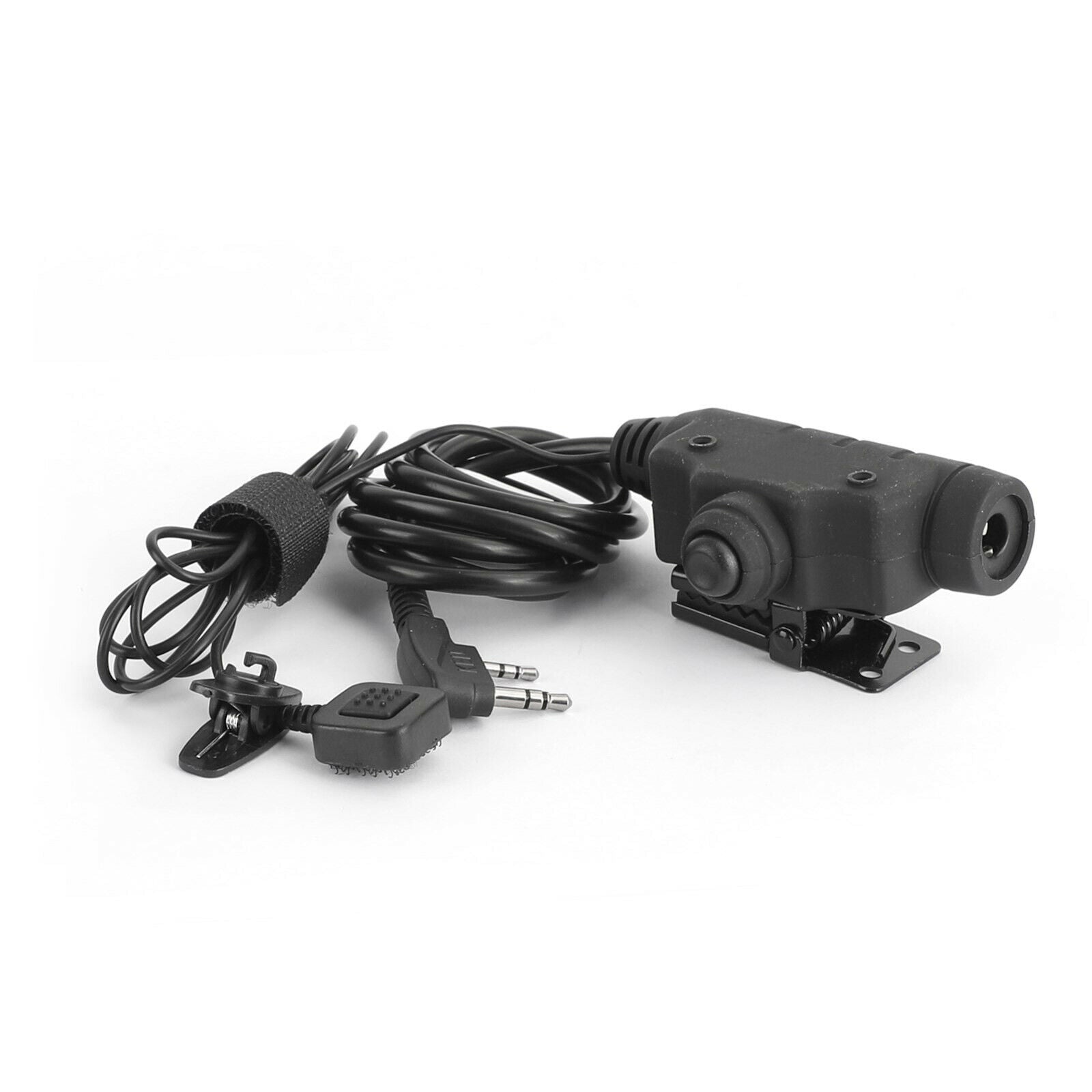 Throat Mic Headset Dual PTT Air Tube Fit for BaoFeng UV5R UV82 TK3107 TK-3201