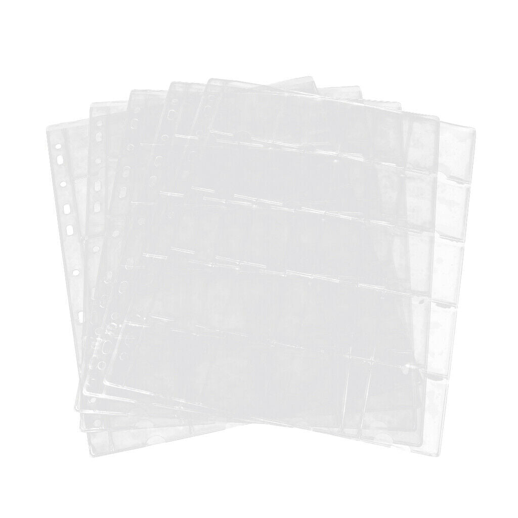 10 Pages Coin Money Holder Collection Album Storage Page Sheet 200 Pockets