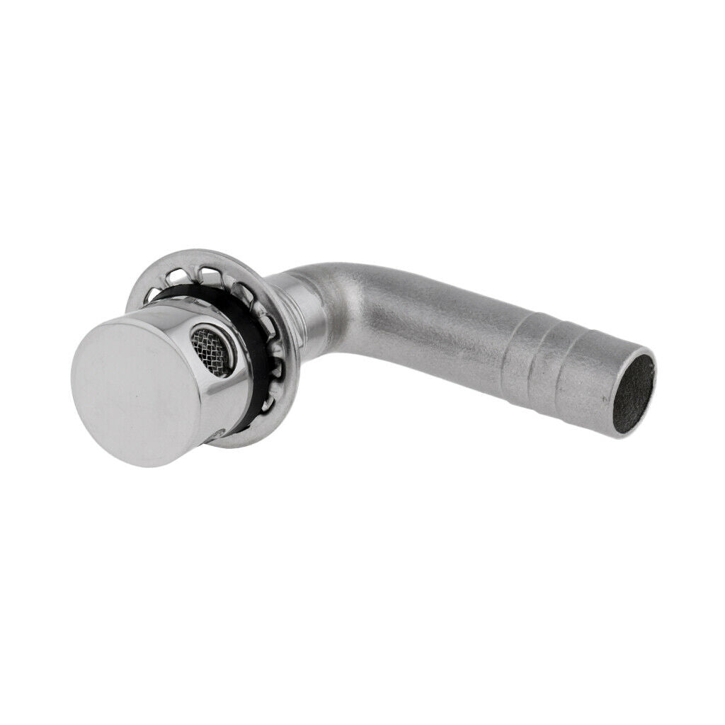 Stainless Steel Yacht Gas Tank Vent Compatible with Gasket & Spark Arrestor