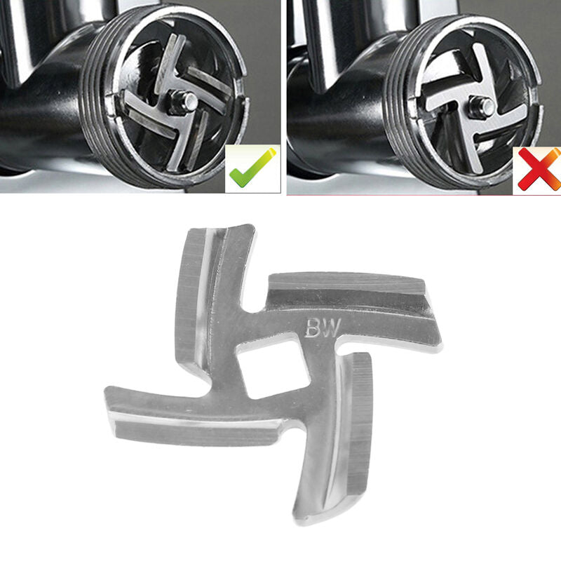 50mm Diameter Stainless Steel Meat Grinder Blade Spare Part For HV6 Moulinex