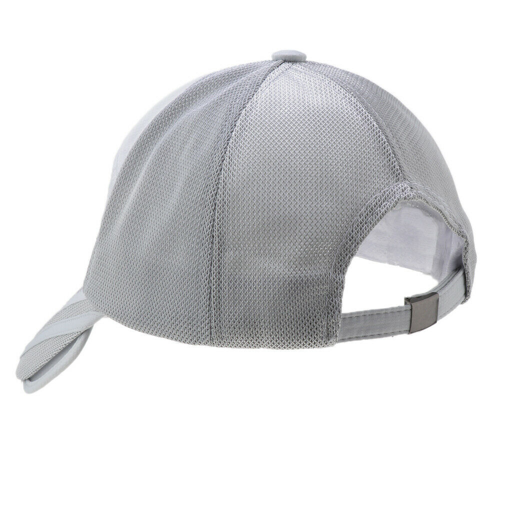 Outdoor Sports Hats Cycling Running Fishing Caps Anti-Sun Gray