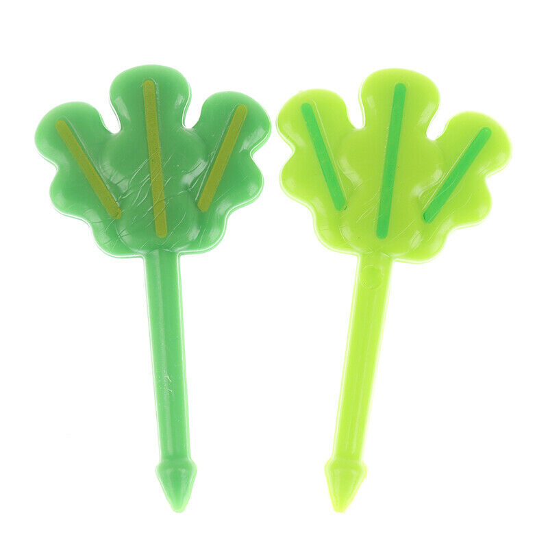8pcs Fruit Vork Tandenstoker Bladeren Salade Tiny Vork Mini Cake Picks Voor kiCH