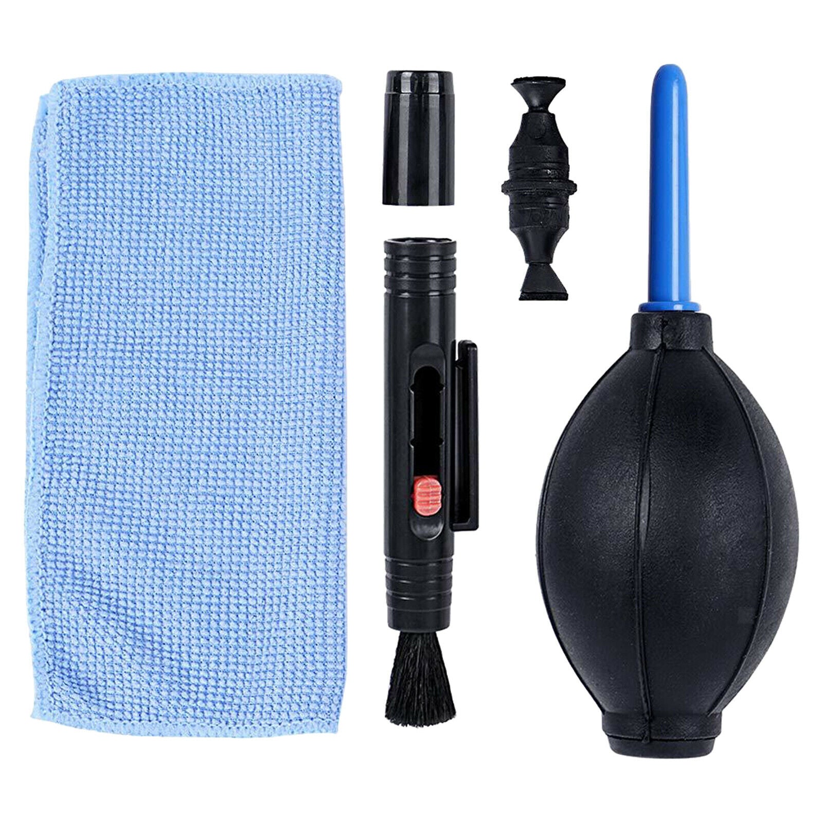 3 in 1 Camera Cleaning Kit Dust Pen/Blower/Cloth for LCD VCR Binocular Watch