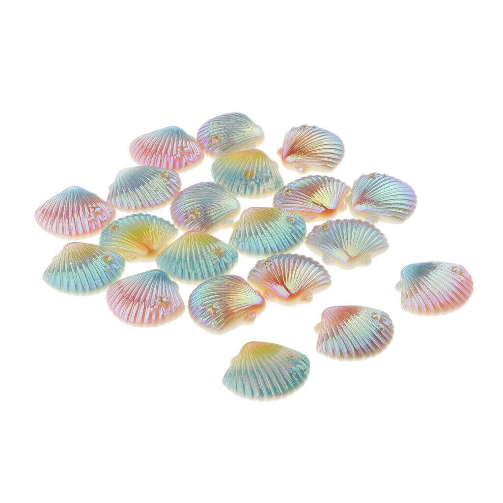20pcs Flatback Rainbow Decoration For Card