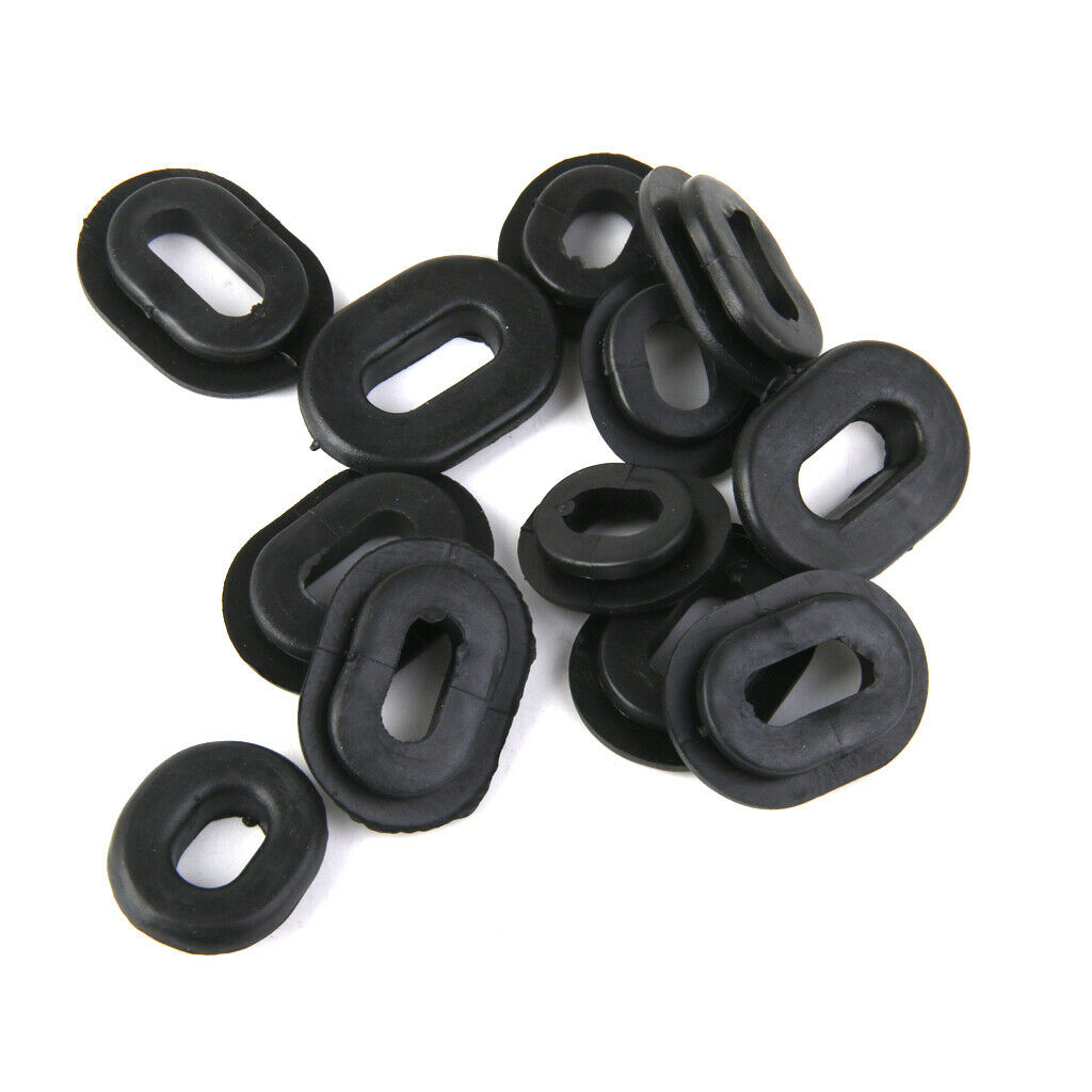 12x Rubber Grommet Fairing Washer For  CB CL XL 100 CG125 CB125S CB125T