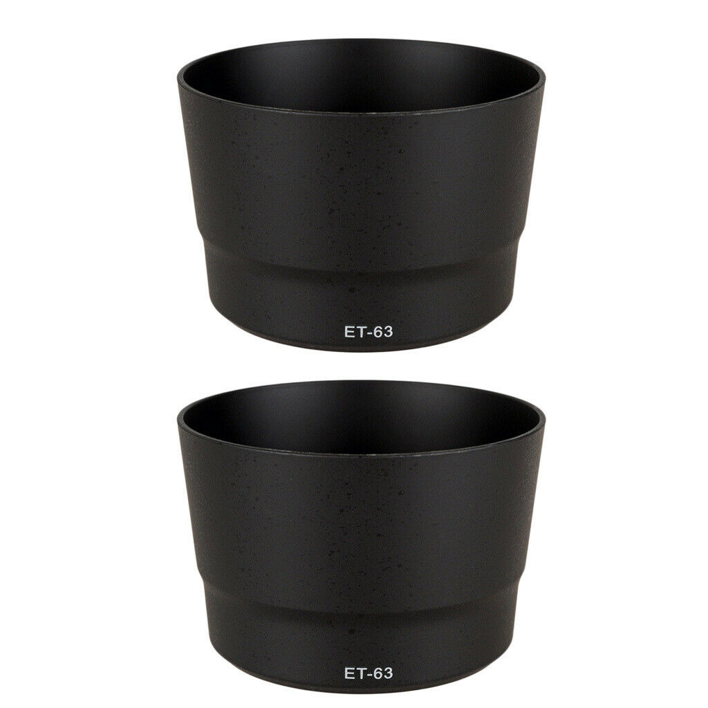 2x Compatible Sunshade For Canon ET-63 AF 24-85 Mm F / 2.8-4D IF AF-S VR ED
