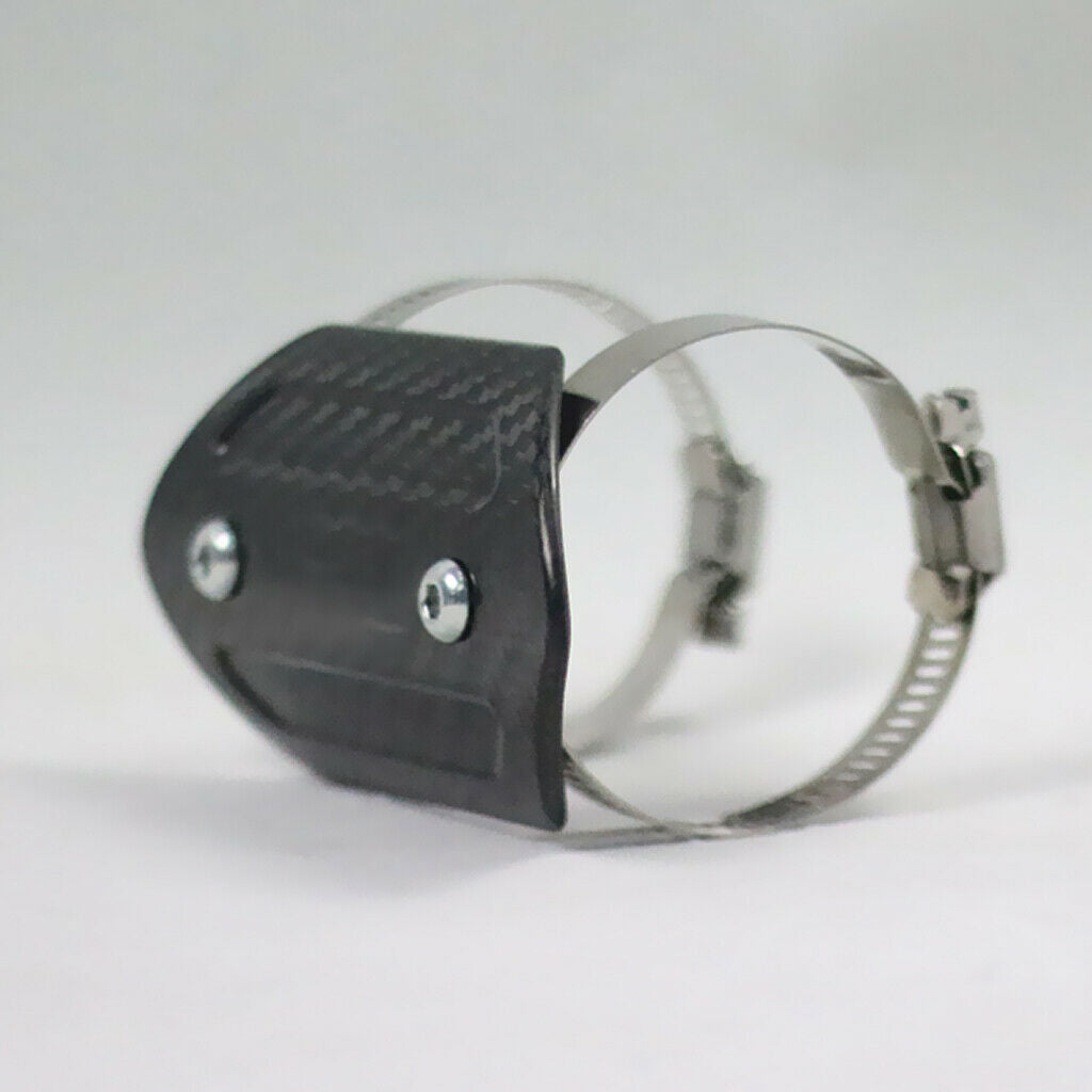 Motorcycle Exhaust Muffler Cover Carbon Fiber Protector Heat Shield