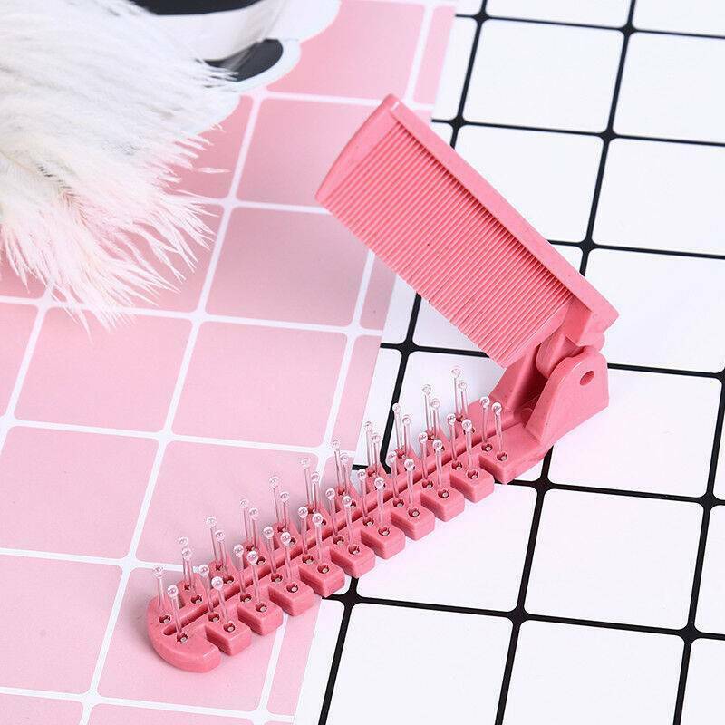 Portable Folding Pocket Hair Brush Anti-static Hair Comb Travel Pocket Comb Tool