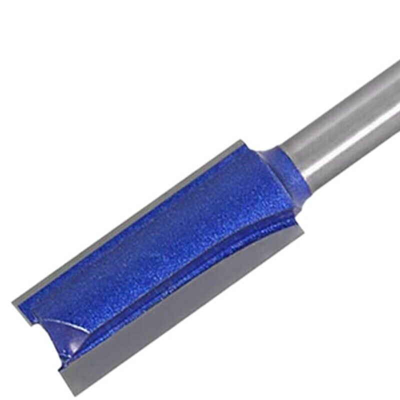 4Pcs Straight Cut Router Bits 1/4-Inch Shank Double Flute Straight Router Bit U5