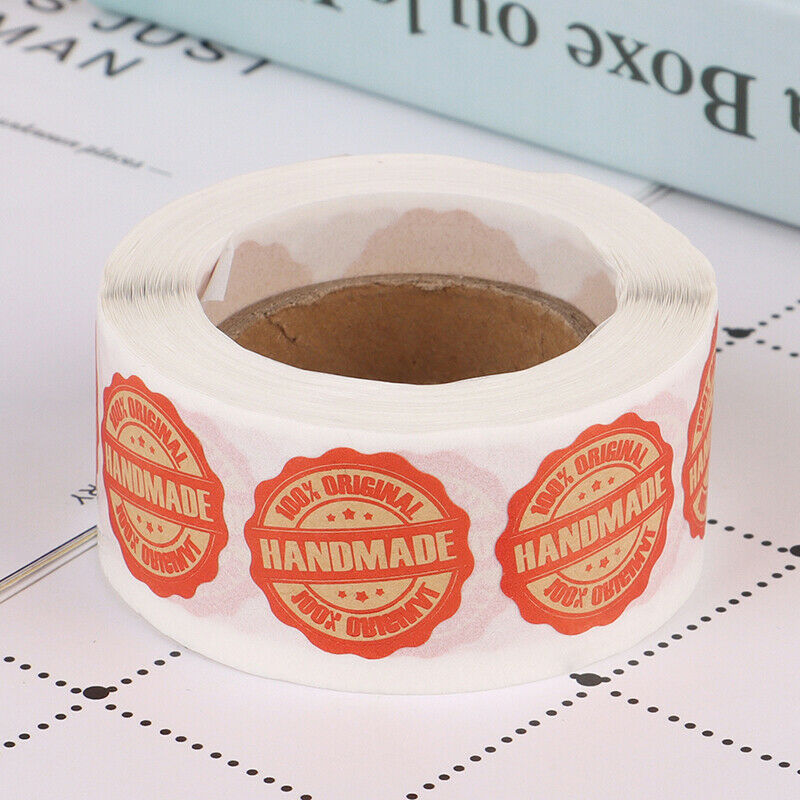 500pcs/roll Handmade Stickers for seal labels gift Packaging Stickers Bir.l8