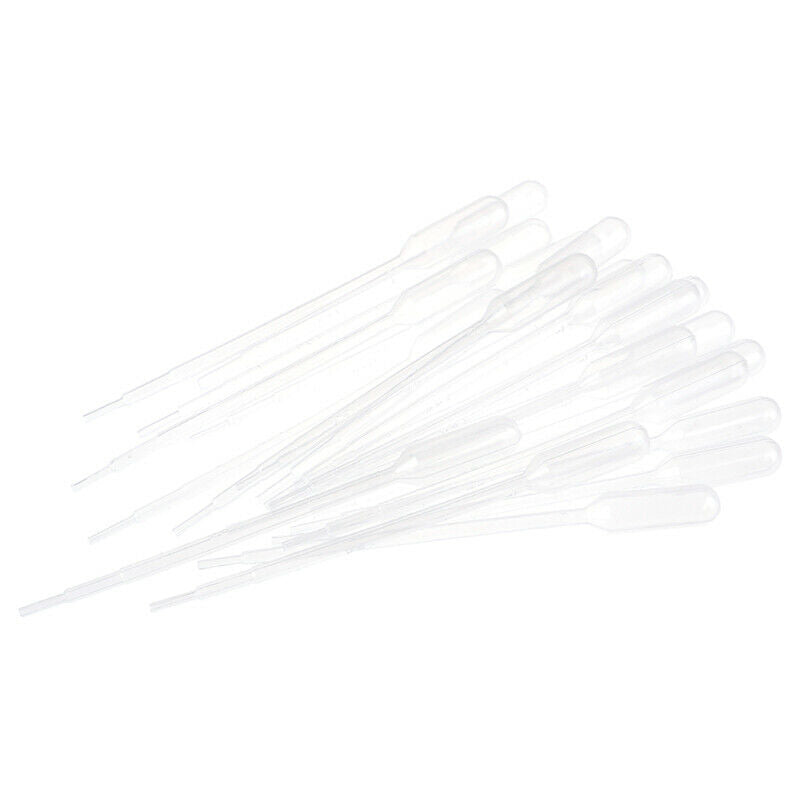 100Pcs 1ML Disposable Plastic Eye Dropper Set Transfer Graduated PipDEAU
