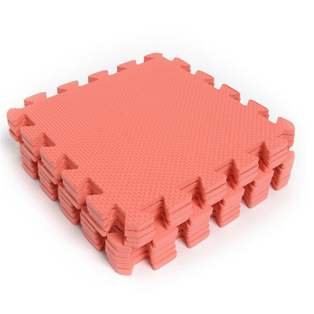 10pcs Puzzle Floor Foam Gym Mats Thick Squares Tile Kid Play Pads HA BH _DD