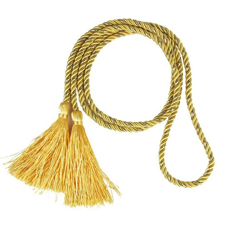 1 Pair of Curtain Tiebacks Tie Backs Tassel Rope Living Room Bedroom DecoratioL6