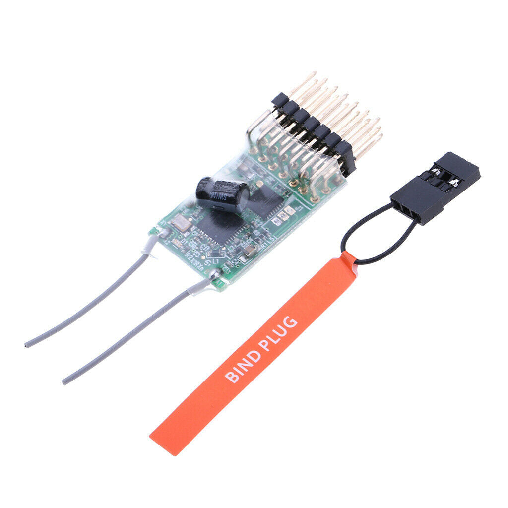 2pcs AR6100E 6CH   Receiver For  Transmitter DX6I DX18 DX8