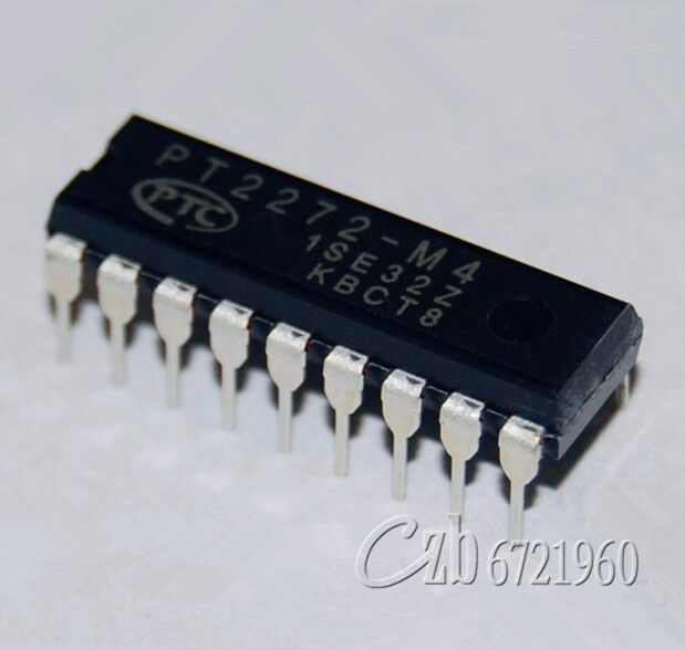 10Pcs PT2272-M4 PT2272 DIP-18 Remote Control Decoder PTC IC