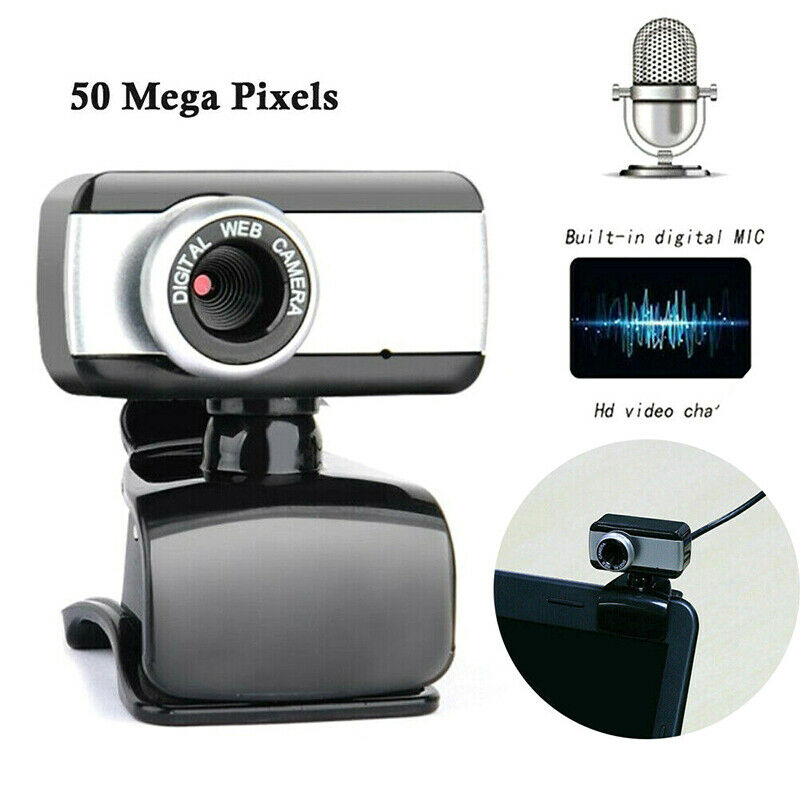 Rotatable USB 2.0 Computer Webcam with Microphone PC Digital HD Video Came V SJ