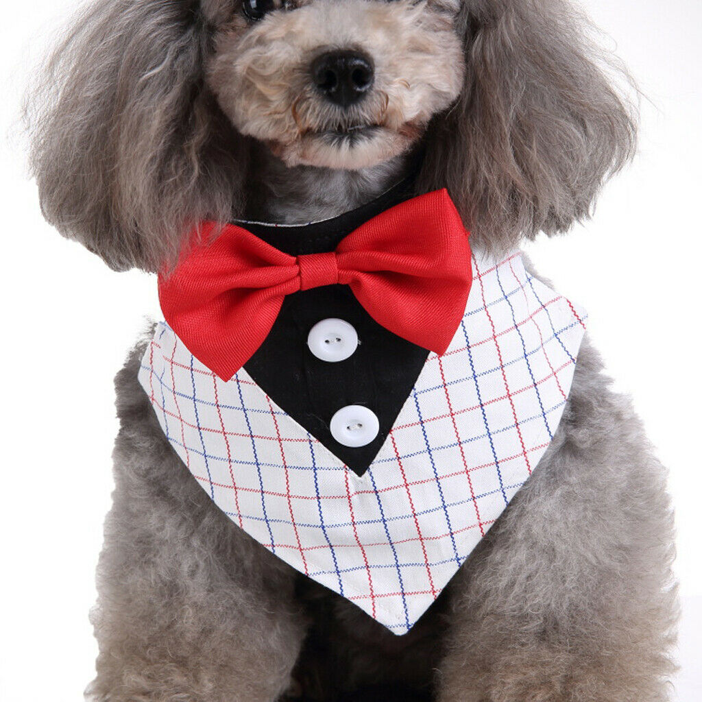 Pet Dog Cat Bandana Collar Puppy Triangle Neckerchief Scarf  Type 3 - L