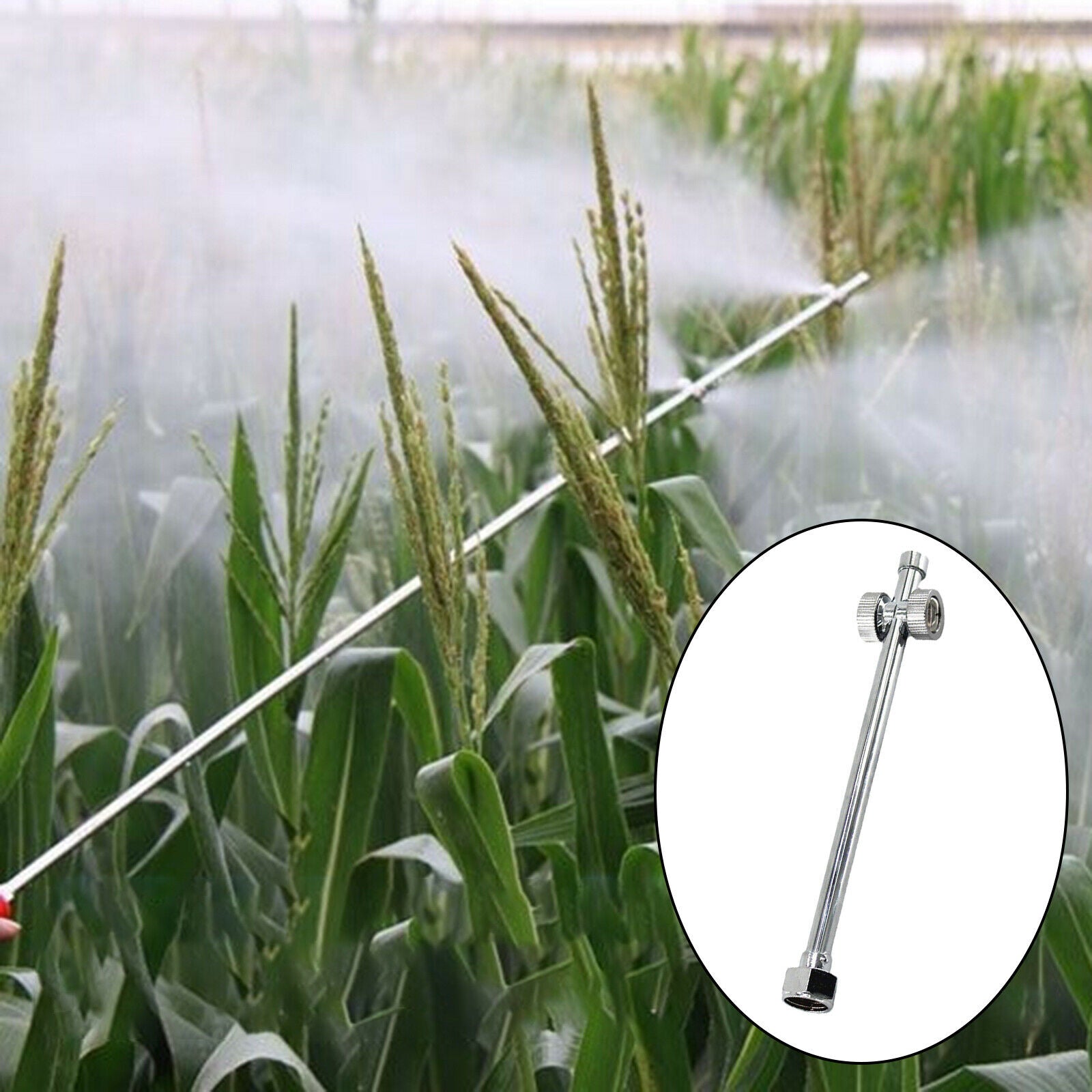 7.5" Sprayer Stainless Stee Replacement Wand Fan-shaped Double-sided Nozzle