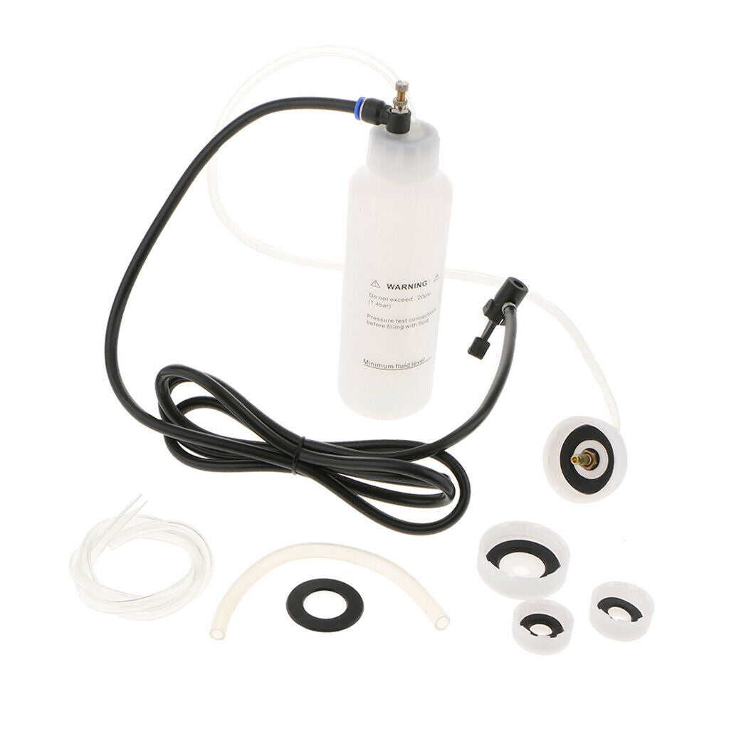Car RV Brake Clutch Fluid Bleeding Pneumatic Garage Vacuum Bleeder Tool Set