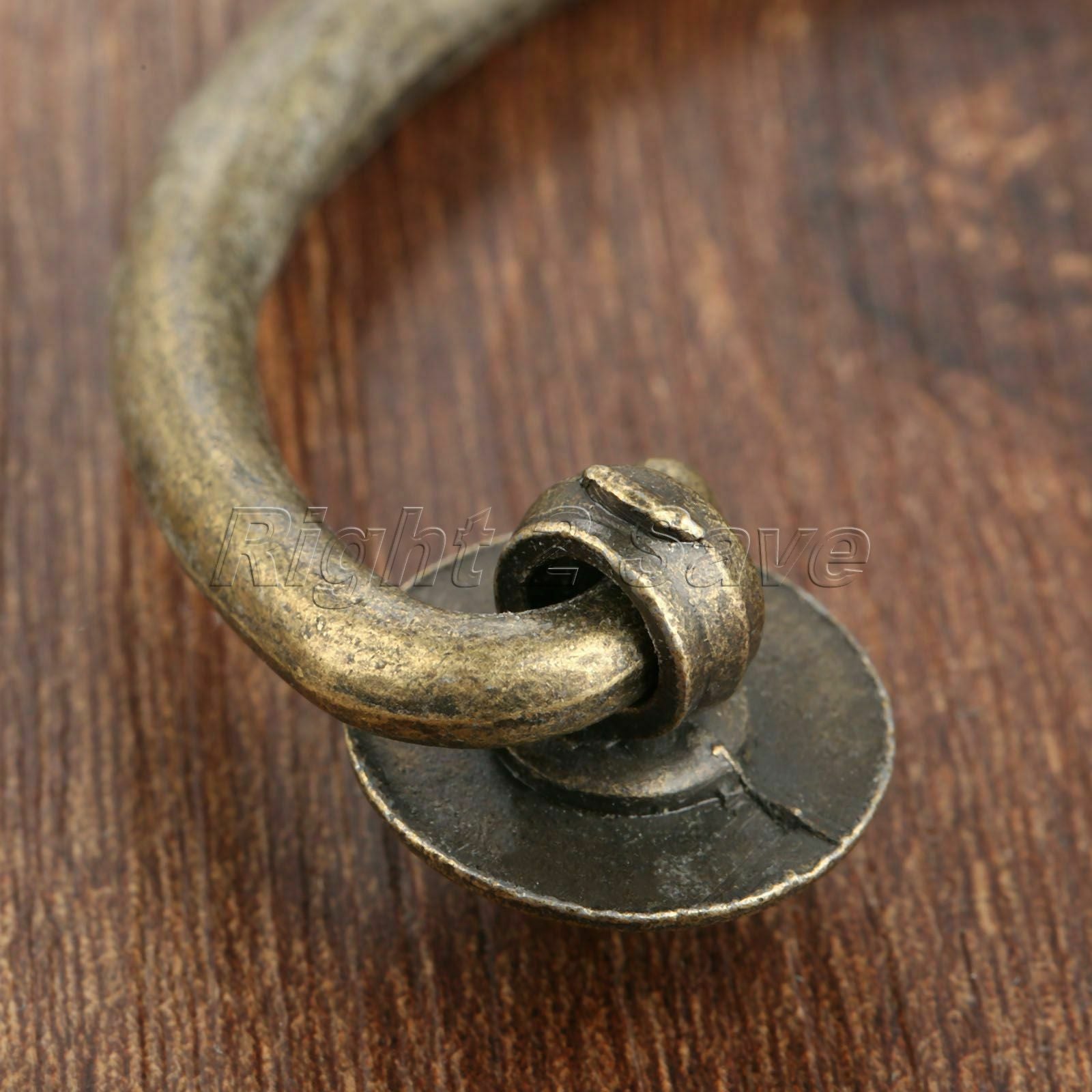Zinc Alloy Jewelry Box Cabinet Door Handle Ring Retro Cupboard Drawer Pull Knob